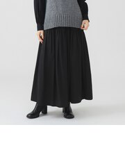 ツイル ギャザー スカート