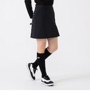 PURPLE LABEL / 切替ストライプ ストレッチ プリーツスカート