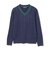 PURPLE LABEL / ケーブル編 チルデン Vネック セーター