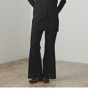 レース スカート セット フレア パンツ
