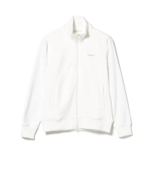 PURPLE LABEL / ダイヤ キルティング 切替え ブルゾン