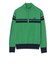 PURPLE LABEL / ハーフジップ ボーダー ニット