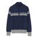 PURPLE LABEL / ハーフジップ ボーダー ニット