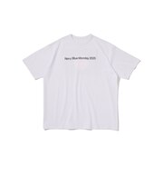 Kazuma Ogata ×し / Navy Monday Blue T-shirt