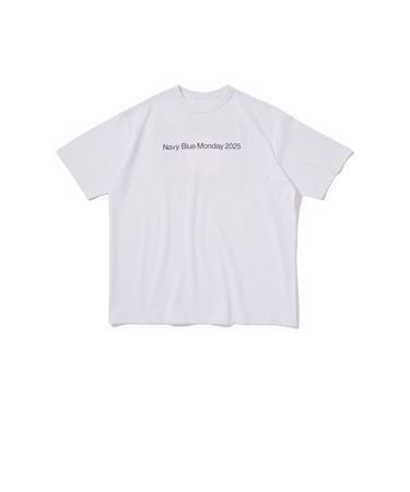 Kazuma Ogata ×し / Navy Monday Blue T-shirt