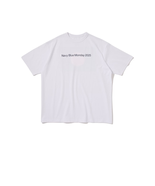 Kazuma Ogata ×し / Navy Monday Blue T-shirt