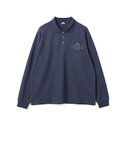 【別注】JONES / ロングスリーブ ワッフル ポロシャツ