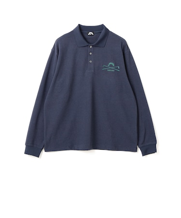 【別注】JONES / ロングスリーブ ワッフル ポロシャツ