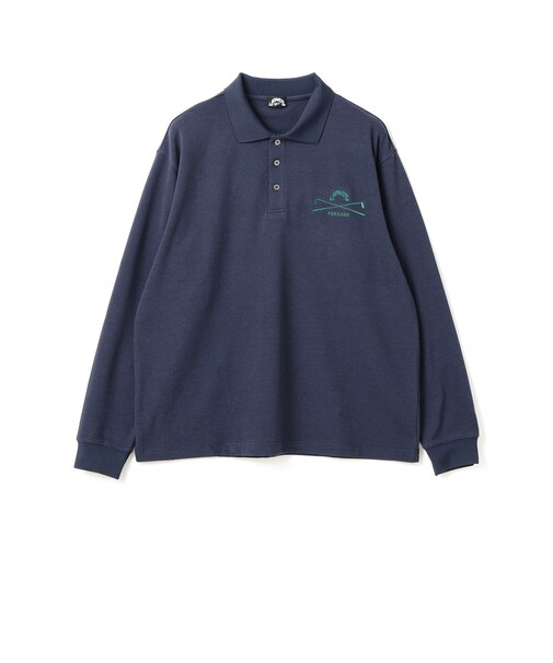 【別注】JONES / ロングスリーブ ワッフル ポロシャツ