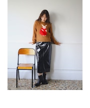 ambiance / SHINY TIGHT SKIRT