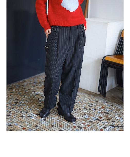 ambiance / STRIPE SUS PANTS