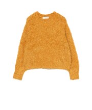 カラー シャギー ニット