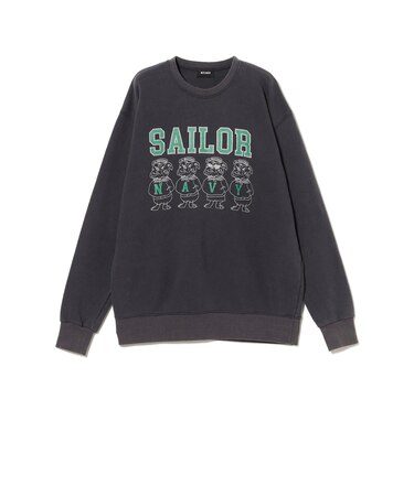 SAILOR CREWNECK SWEAT(NAVY)