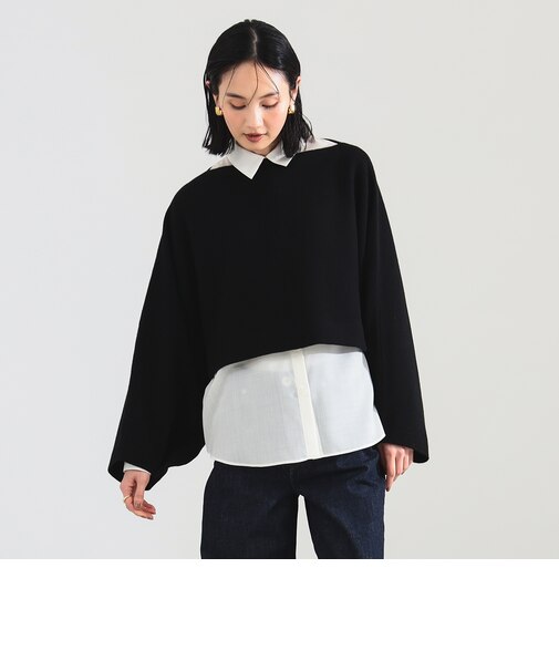 クロップド 2WAY ニット