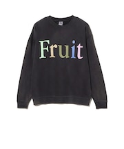 FRUIT OF THE LOOM / Fade Print Crew Sweat