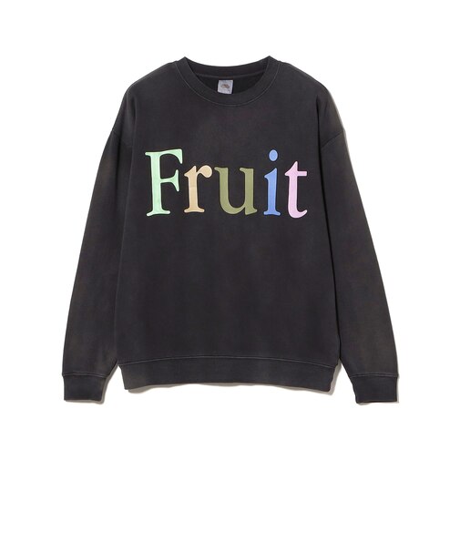 FRUIT OF THE LOOM / Fade Print Crew Sweat