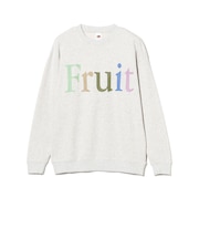 FRUIT OF THE LOOM / Fade Print Crew Sweat