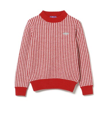 PURPLE LABEL / 千鳥ジャカード ニット プルオーバー