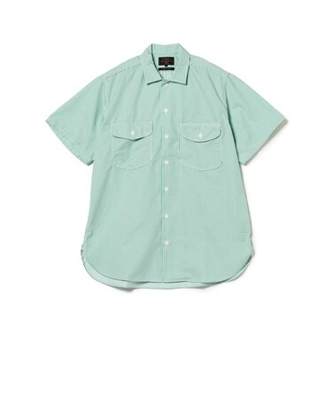 WORK Short Sleeve Stripe COOLMAX(R)