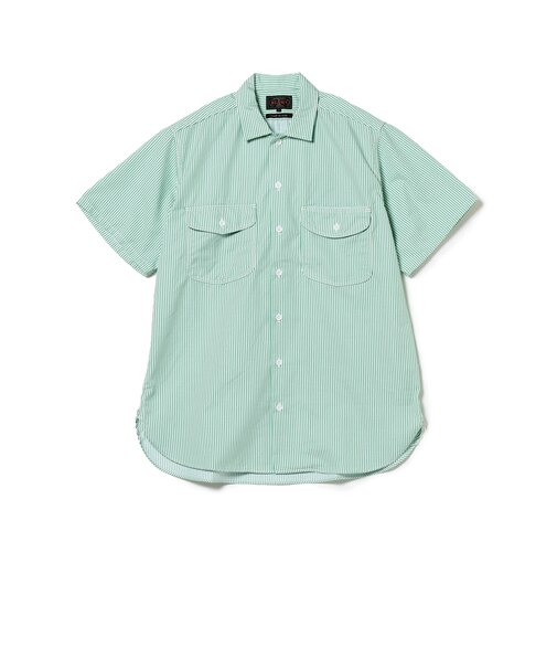 WORK Short Sleeve Stripe COOLMAX(R)