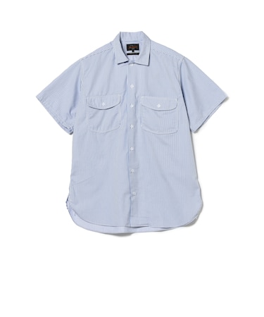 WORK Short Sleeve Stripe COOLMAX(R)