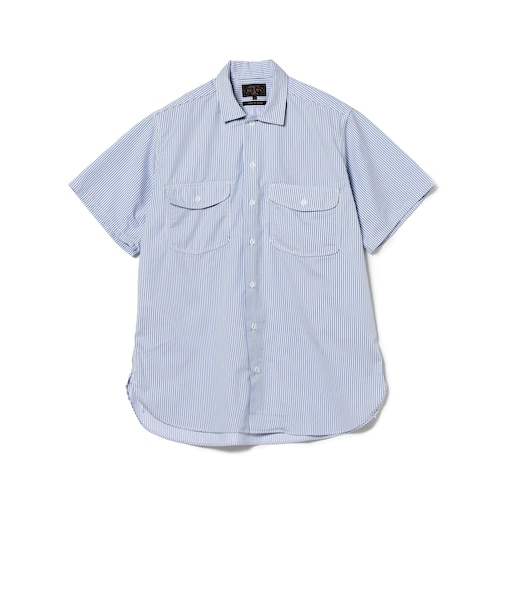 WORK Short Sleeve Stripe COOLMAX(R)
