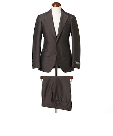 DORMEUIL モヘヤウール ソリッド スーツ