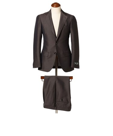 DORMEUIL モヘヤウール ソリッド スーツ
