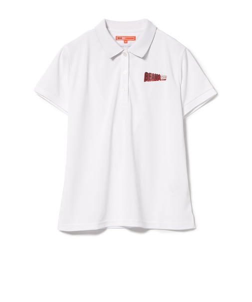 〈WOMEN〉ORANGE LABEL / 裏襟ジャカードロゴ ポロシャツ