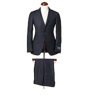 Ermenegildo Zegna ウール シャドーストライプ スーツ
