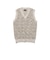 V-Neck Vest ”KASURI” Jacquard