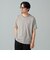 コットンヘンプ ミニボーダー Tシャツ