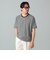 コットンヘンプ ミニボーダー Tシャツ