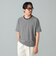 コットンヘンプ ミニボーダー Tシャツ
