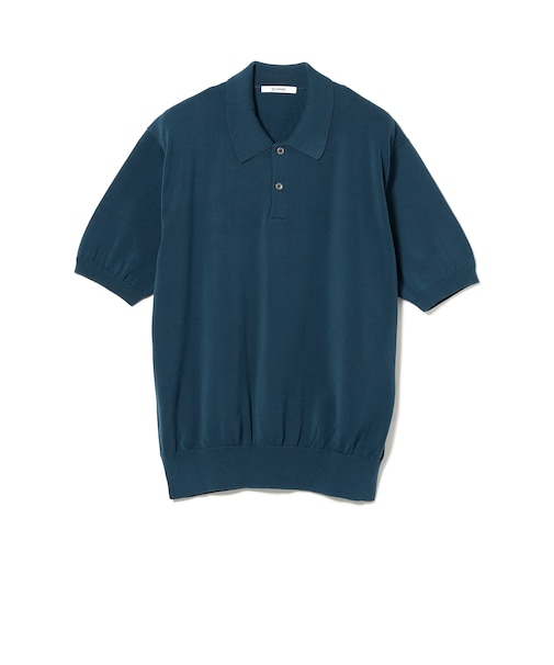 【別注】SLOANE / コットン ニット ポロシャツ