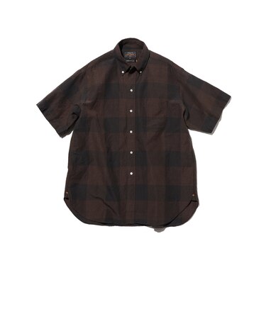 B.D. Classic-fit COTTON Linen Cord Check