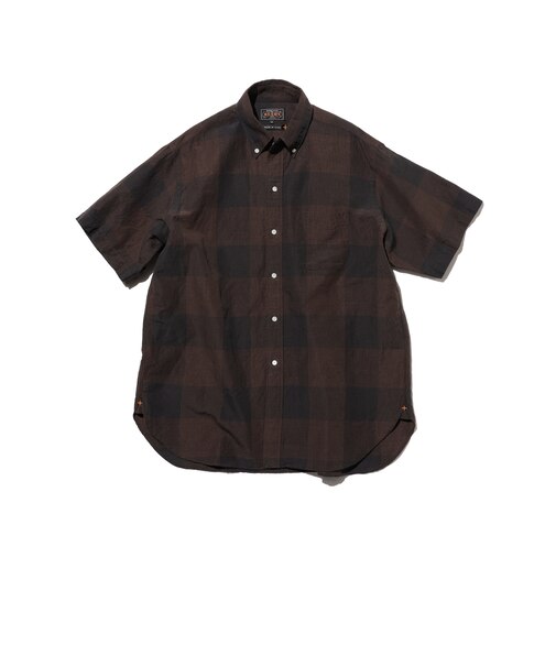 B.D. Classic-fit COTTON Linen Cord Check