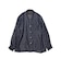 Open Collar Cupro Dot Zigzag Pattern