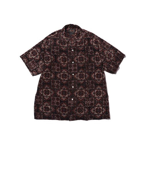 Open Collar Block Print 4