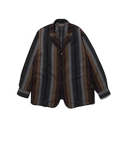 4B Cuffs Jacket Ombre Stripe