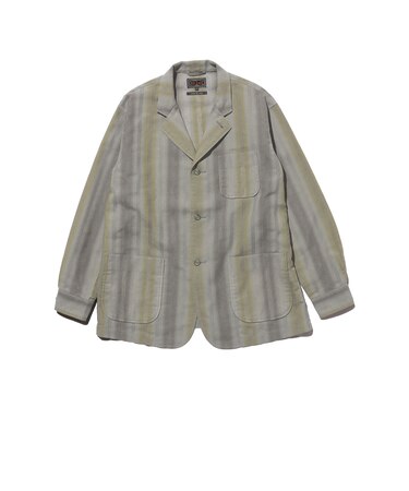 4B Cuffs Jacket Ombre Stripe