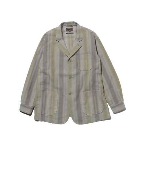 4B Cuffs Jacket Ombre Stripe