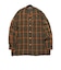 Open Collar Ombre Plaid
