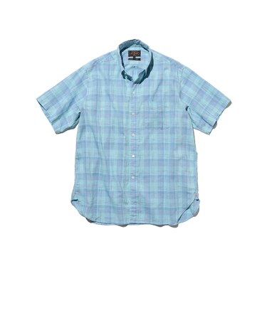 B.D. Classic-fit COTTON Linen Ikat