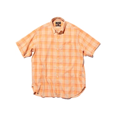 B.D. Classic-fit COTTON Linen Ikat