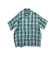 Open Collar Sashiko Ombre