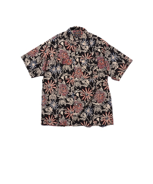 Open Collar Block Print 2