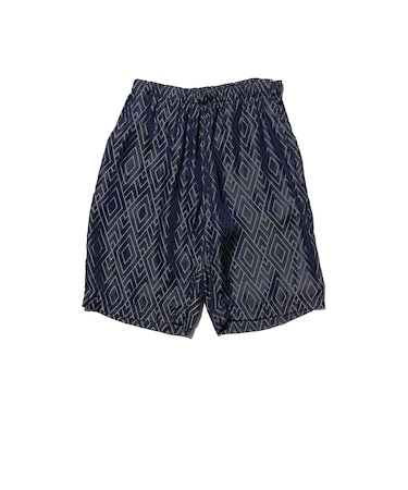 Easy Shorts Cupro Diamond Pattern