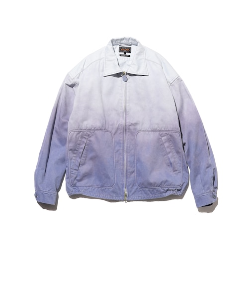 Short Blouson Gradation Print