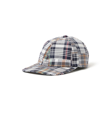 6 Panel Regimental Strap Madras PW